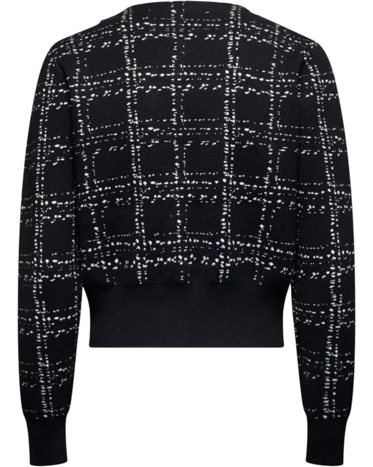 Κοντή ζακέτα με σχέδιο σε εφέ τουίντ SALONICCO