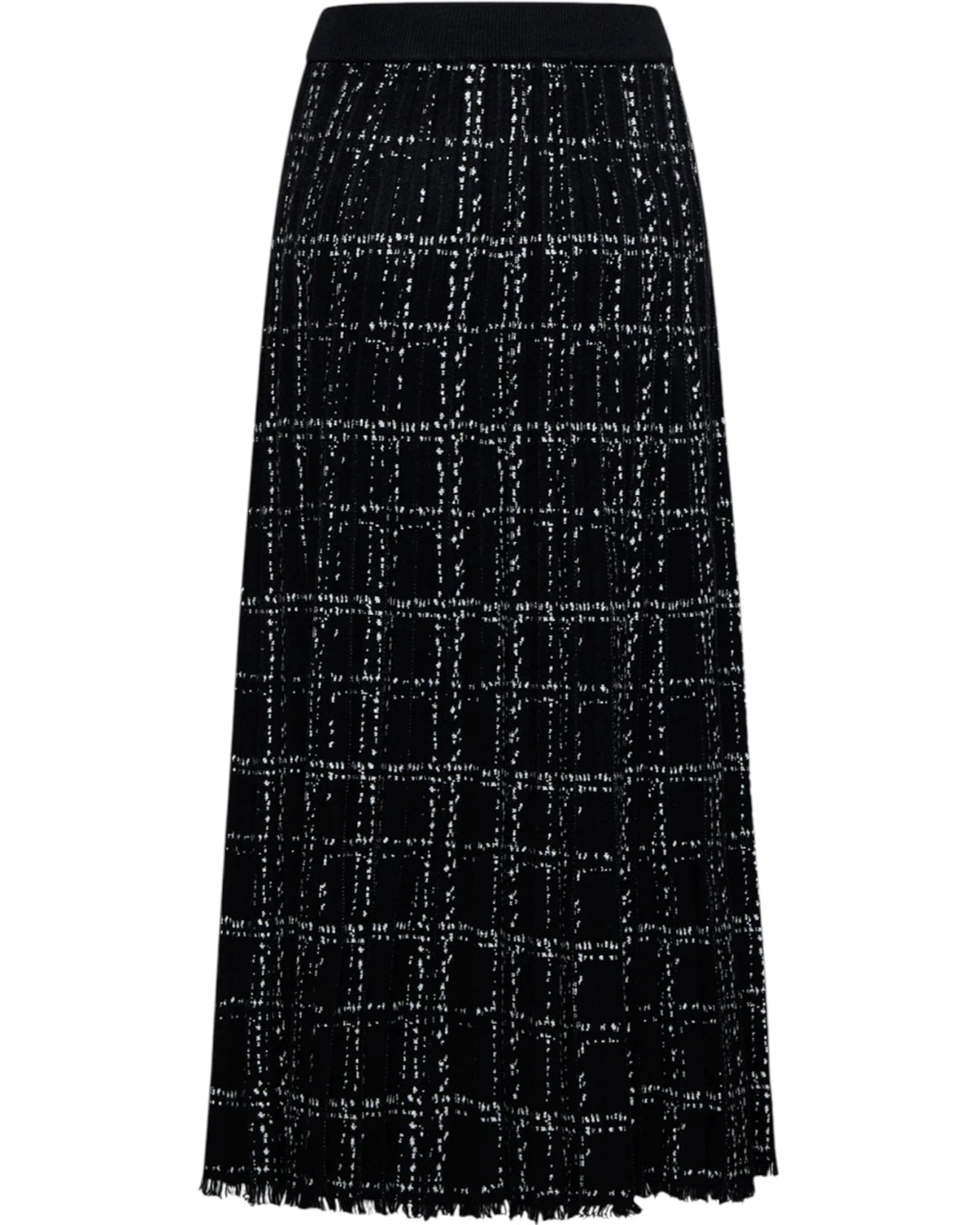 Φούστα φαρδιά με καρό σχέδιο HANLAN