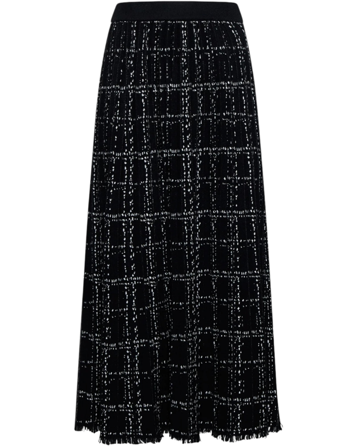 Φούστα φαρδιά με καρό σχέδιο HANLAN