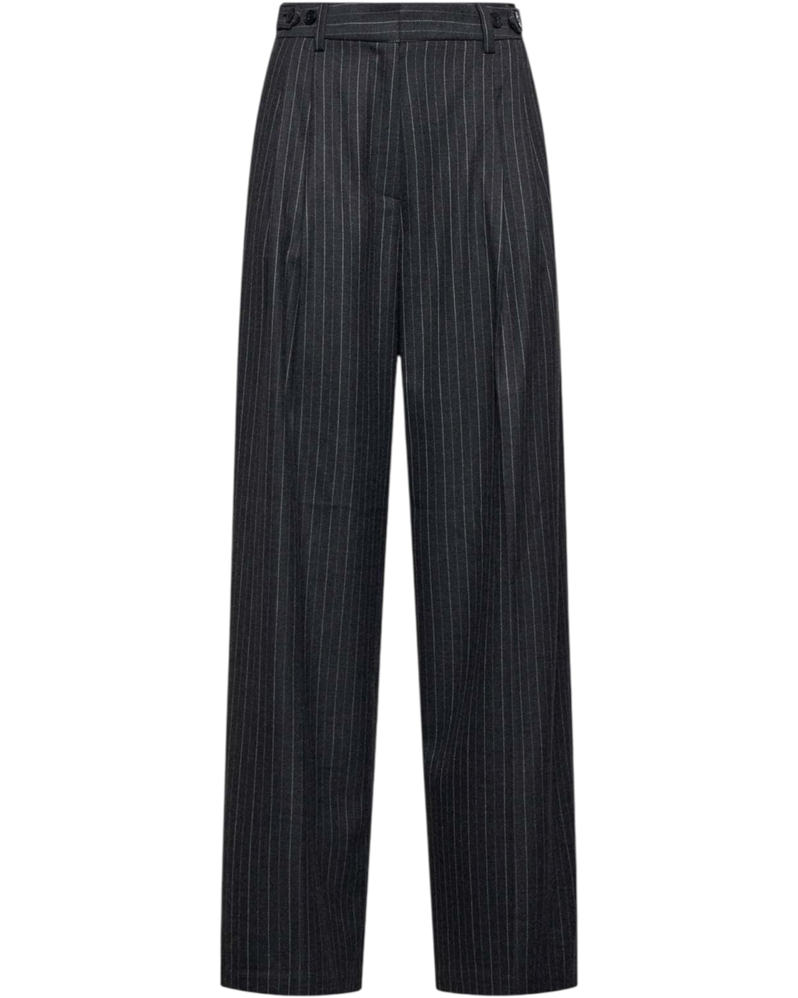 Φαρδύ παντελόνι με λεπτές ρίγες SUEFI