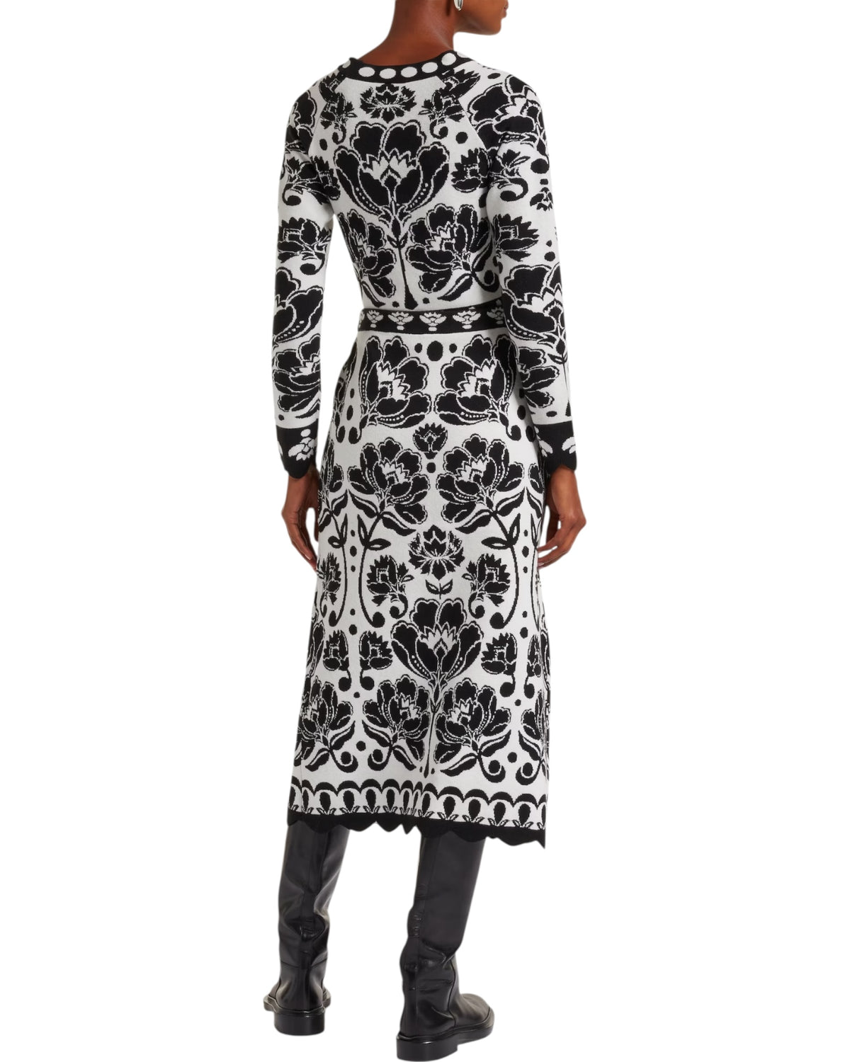 Φλοράλ ζακάρ φούστα με αραβικό σχέδιο και μίντι σχέδιο