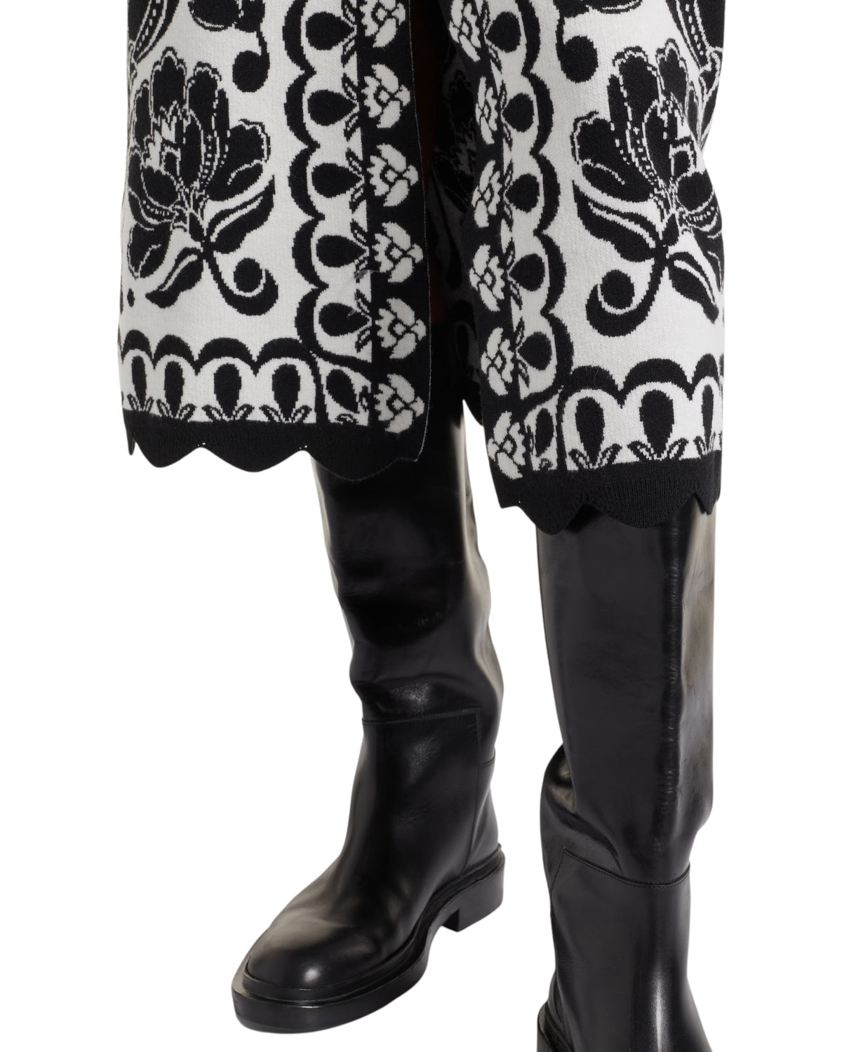 Φλοράλ ζακάρ φούστα με αραβικό σχέδιο και μίντι σχέδιο