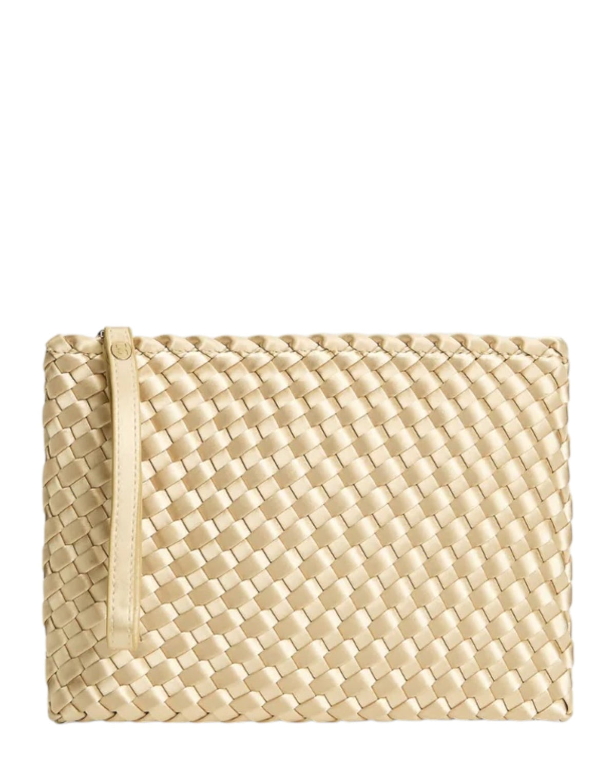 Clutch Champagne Satin Gold