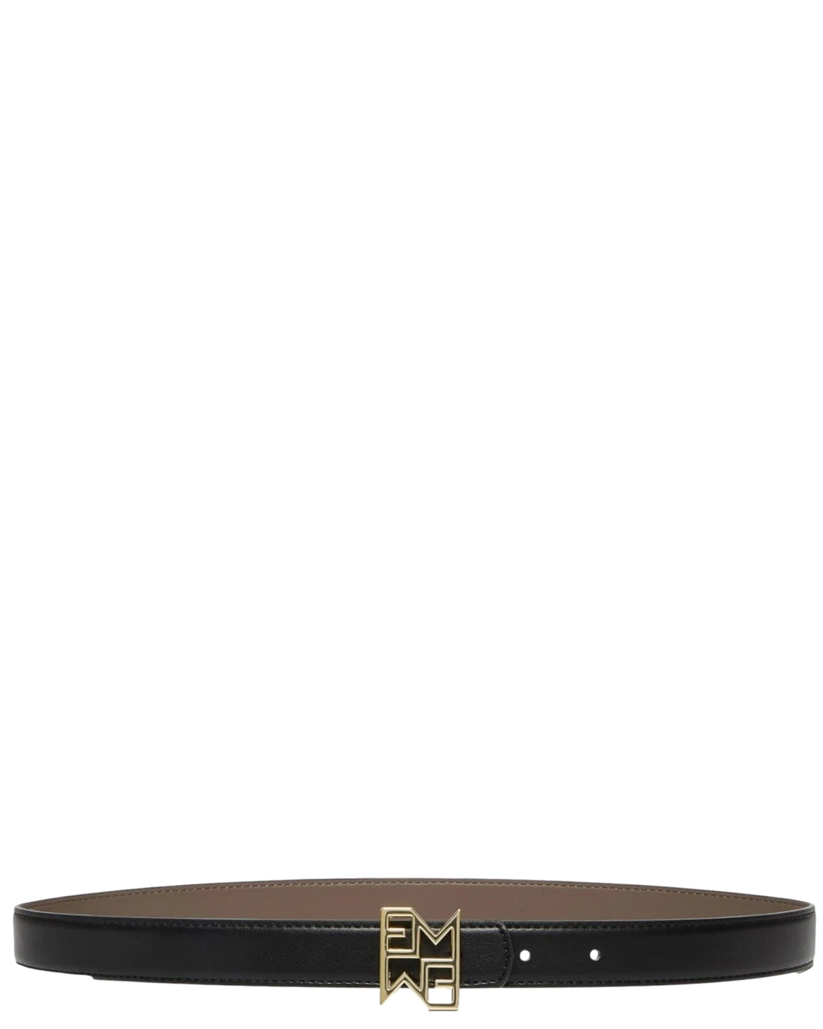 Δερμάτινη ζώνη με μεταλλική αγκράφα MAROTTA