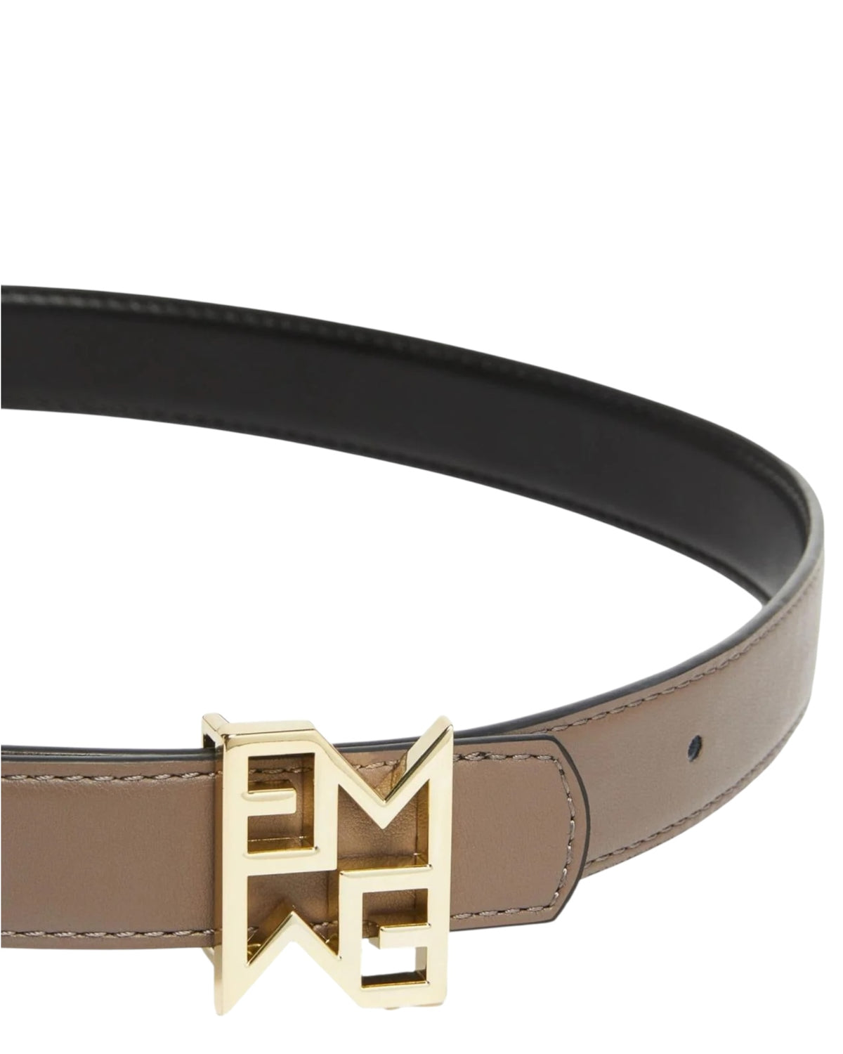 Δερμάτινη ζώνη με μεταλλική αγκράφα MAROTTA