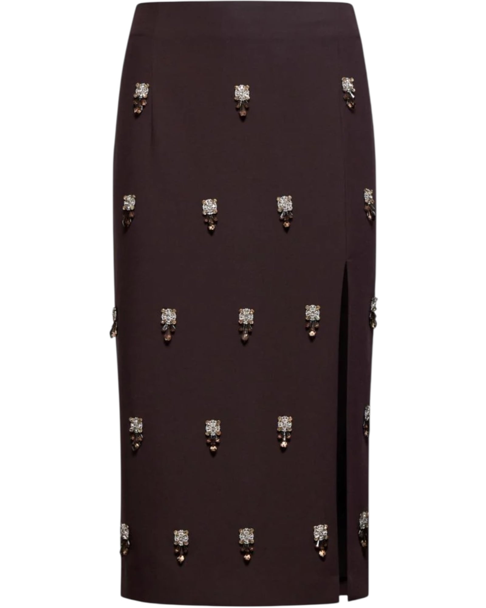 Ίσια φούστα με λεπτομέρειες από κοσμήματα FIRES