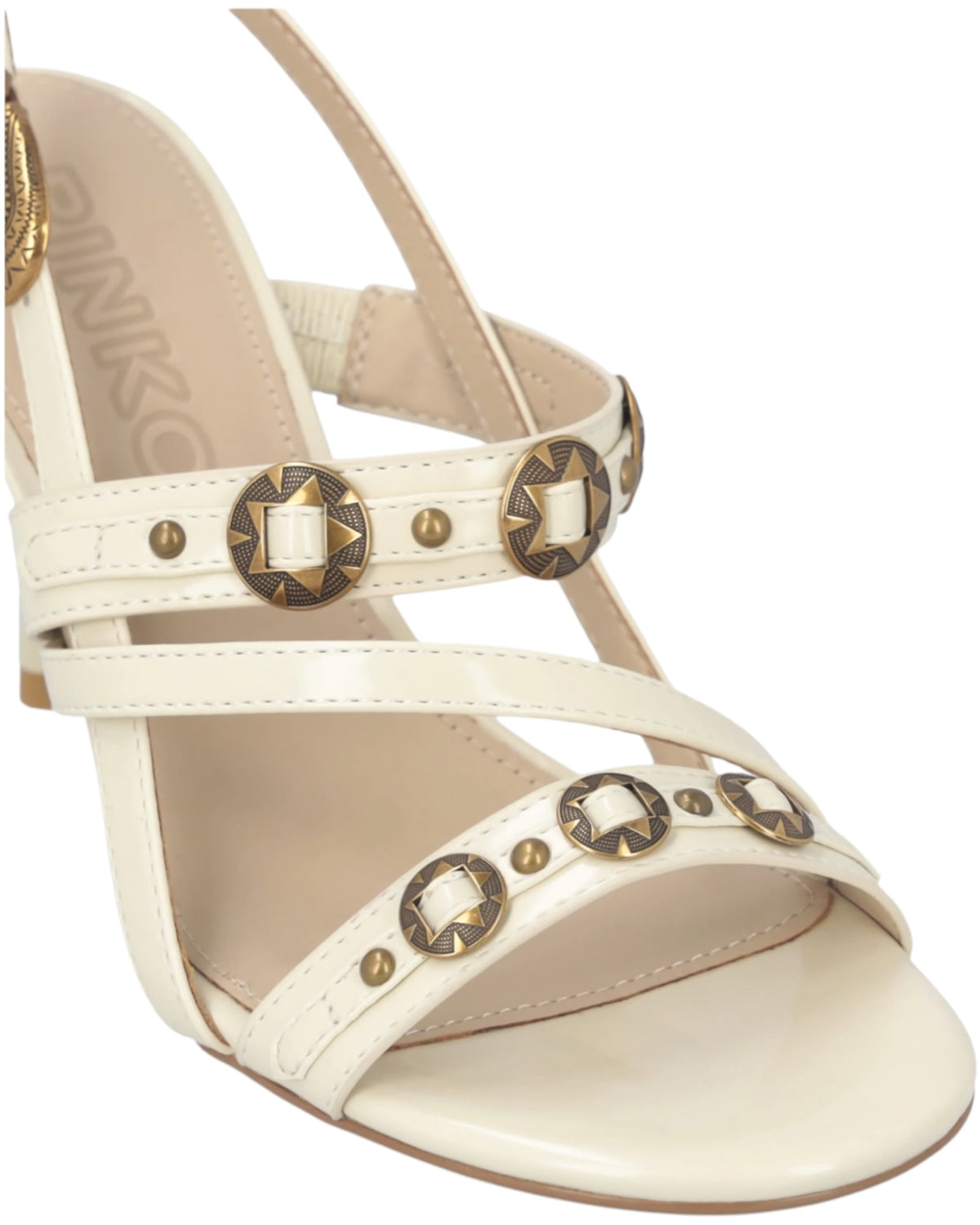 Ψηλά πέδιλα slingback με λουράκια και τρουκς VANDA 01