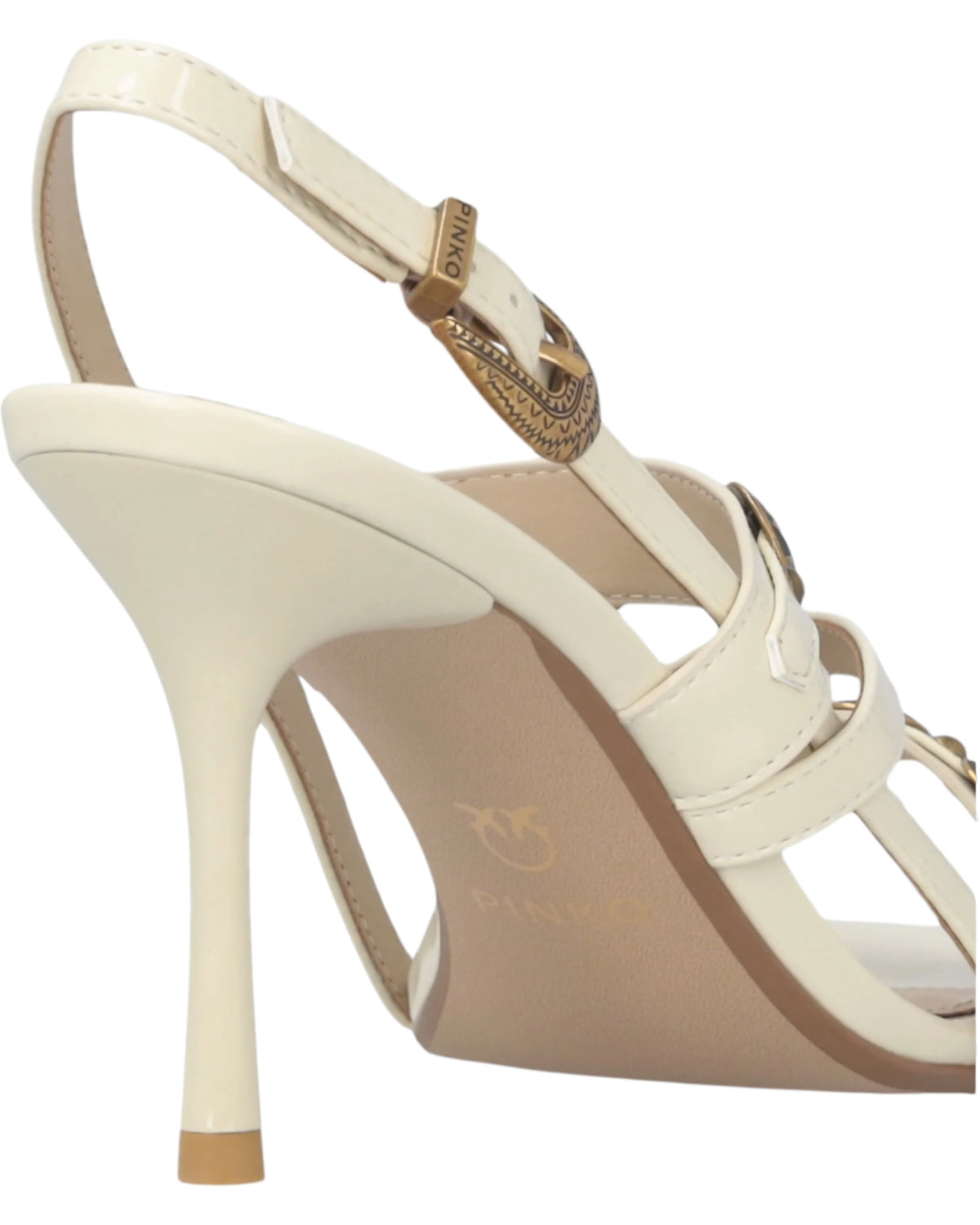 Ψηλά πέδιλα slingback με λουράκια και τρουκς VANDA 01