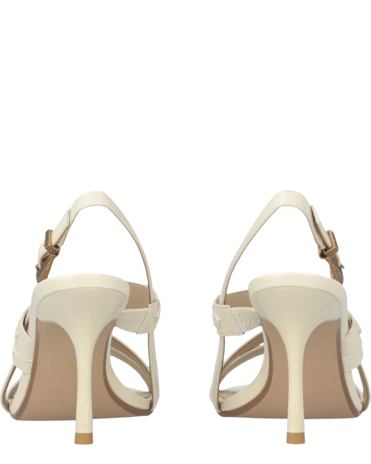 Ψηλά πέδιλα slingback με λουράκια και τρουκς VANDA 01