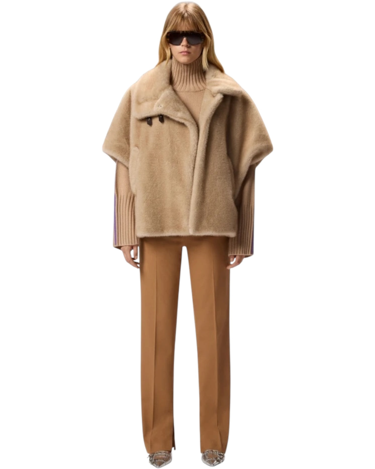 Κάπα από συνθετική γούνα COMODINO