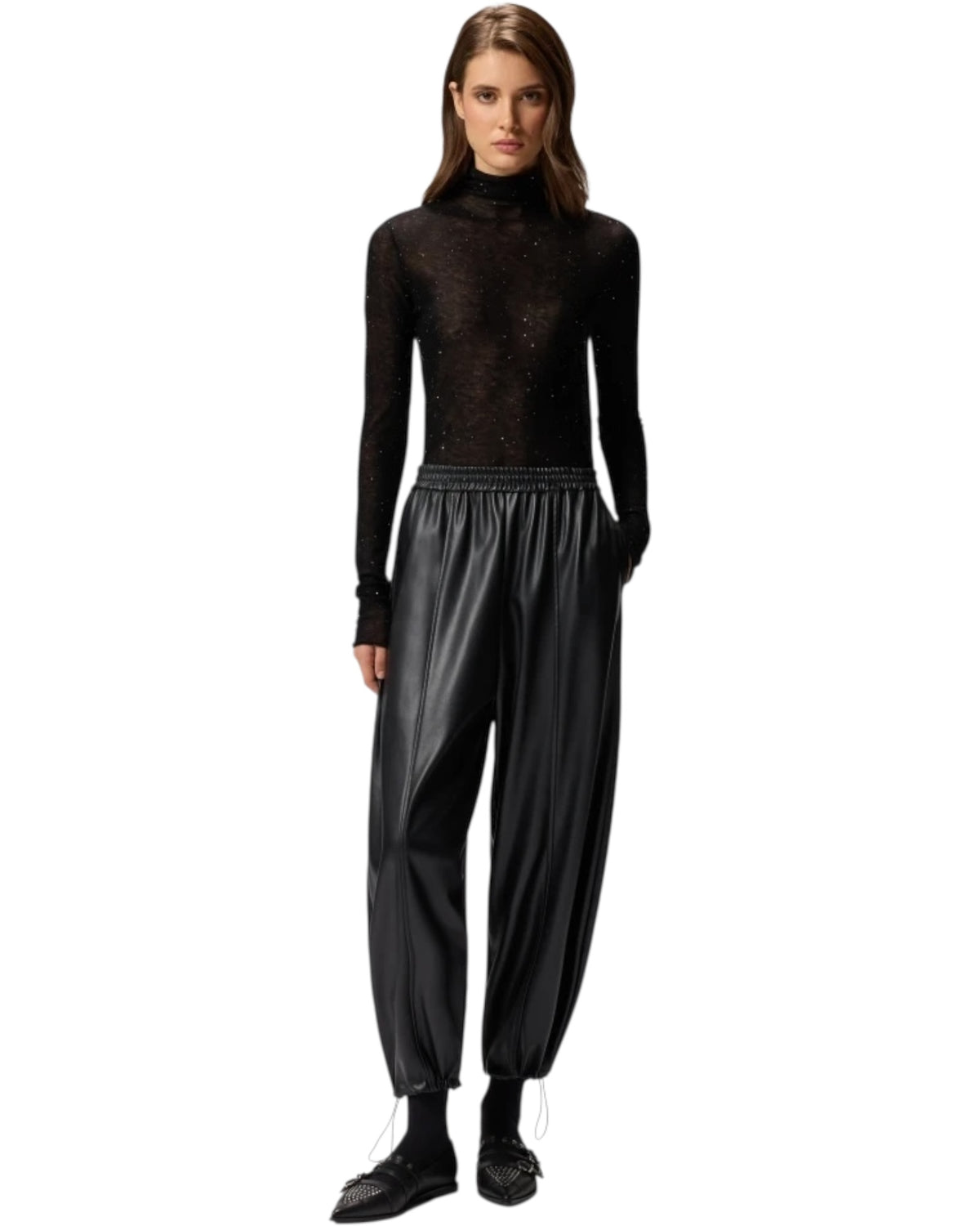 Παντελόνι balloon από τεχνητό δέρμα SPEZIA