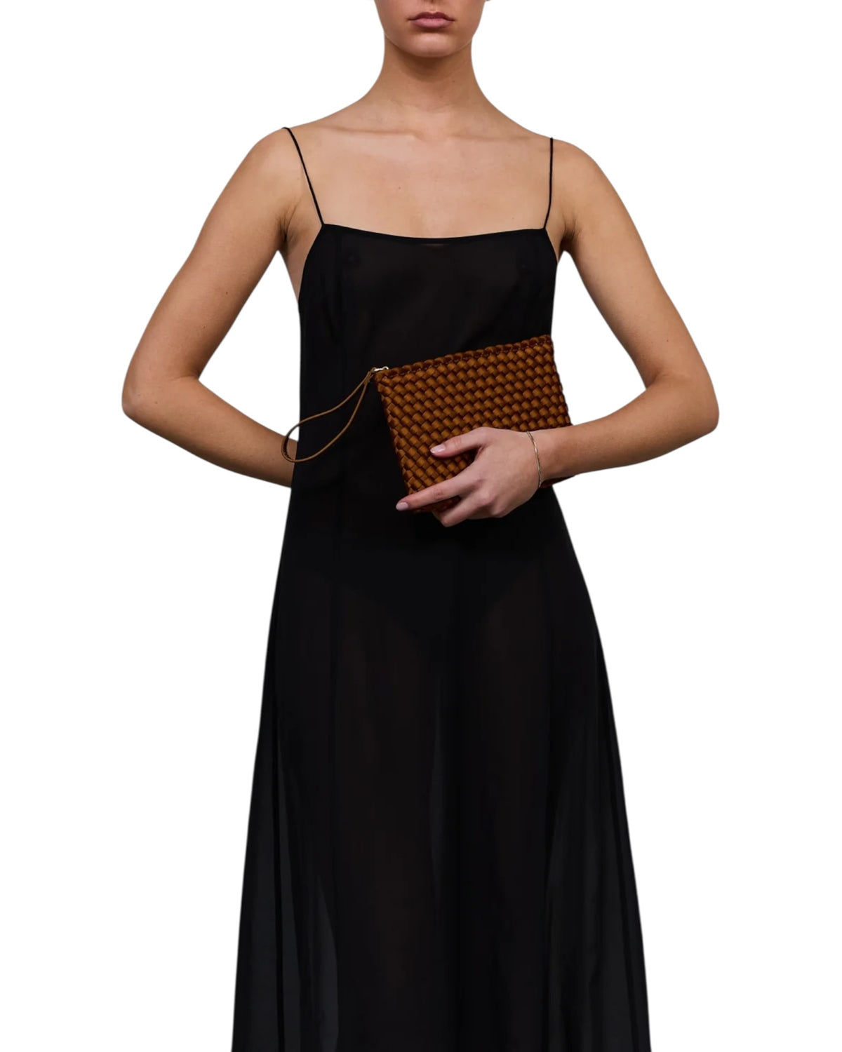 Marrea Clutch Affogato satin