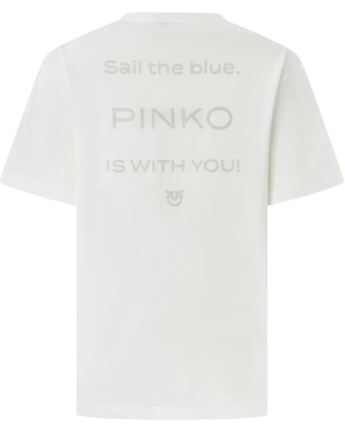 T-shirt με λογότυπο με στρας STREPITOSO