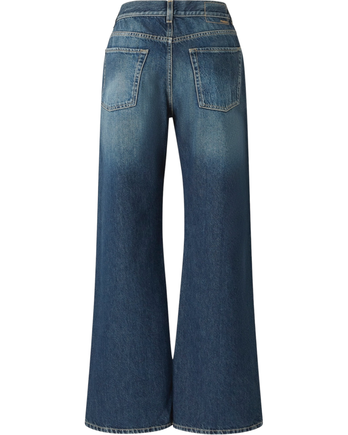 Τζιν wide-leg από μαλακό denim WANDA