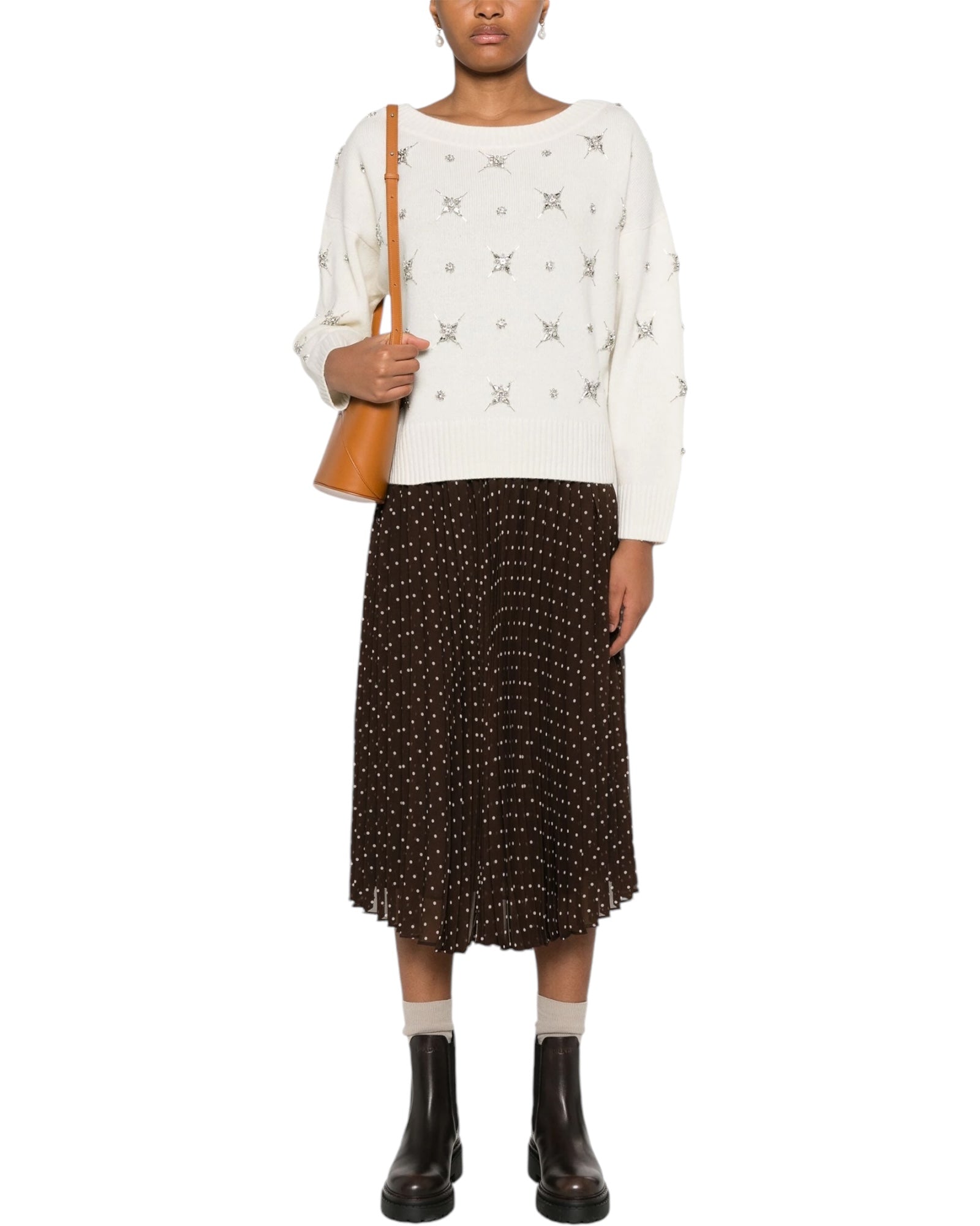 Πουλόβερ με στρας SCOTTISH