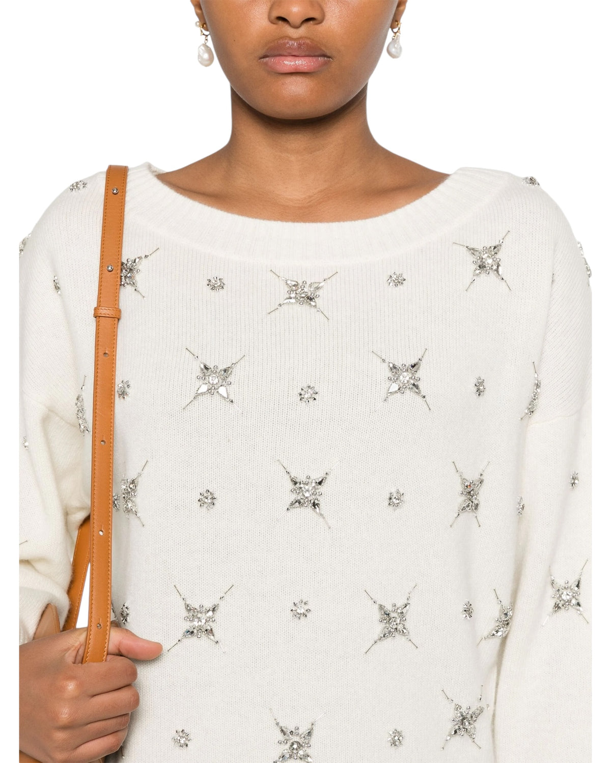 Πουλόβερ με στρας SCOTTISH