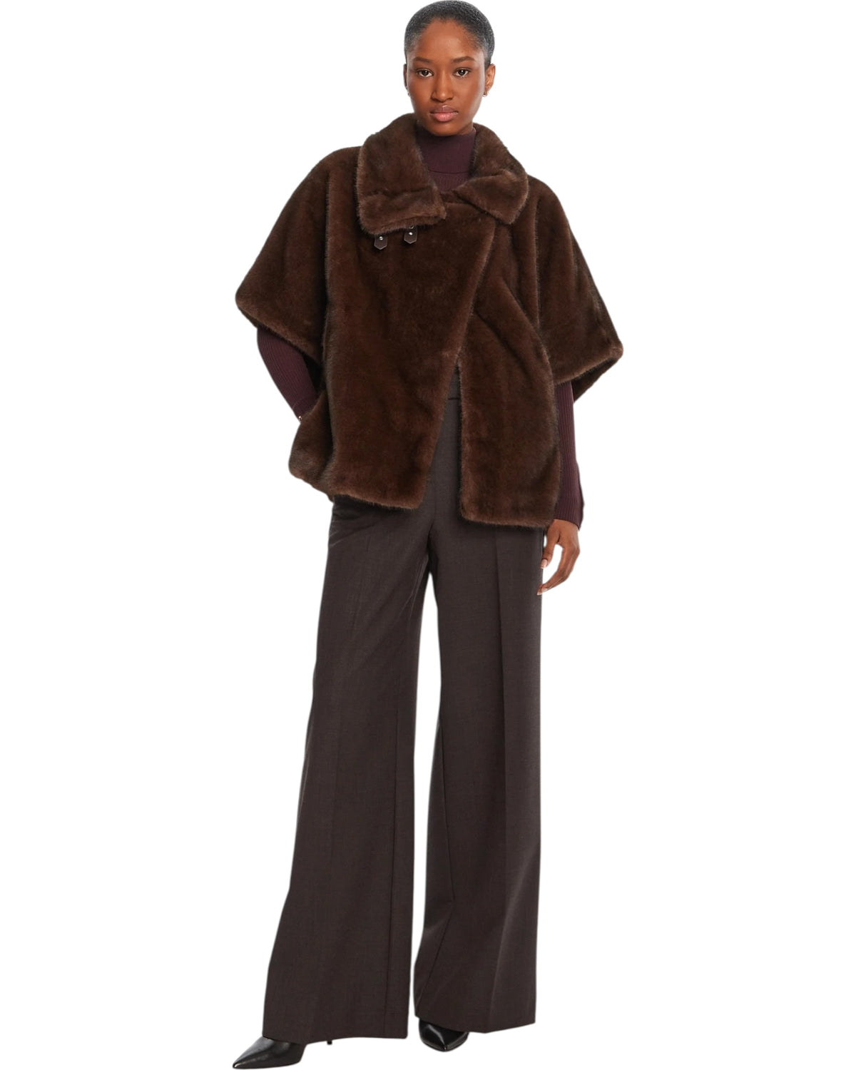 Κάπα από συνθετική γούνα COMODINO