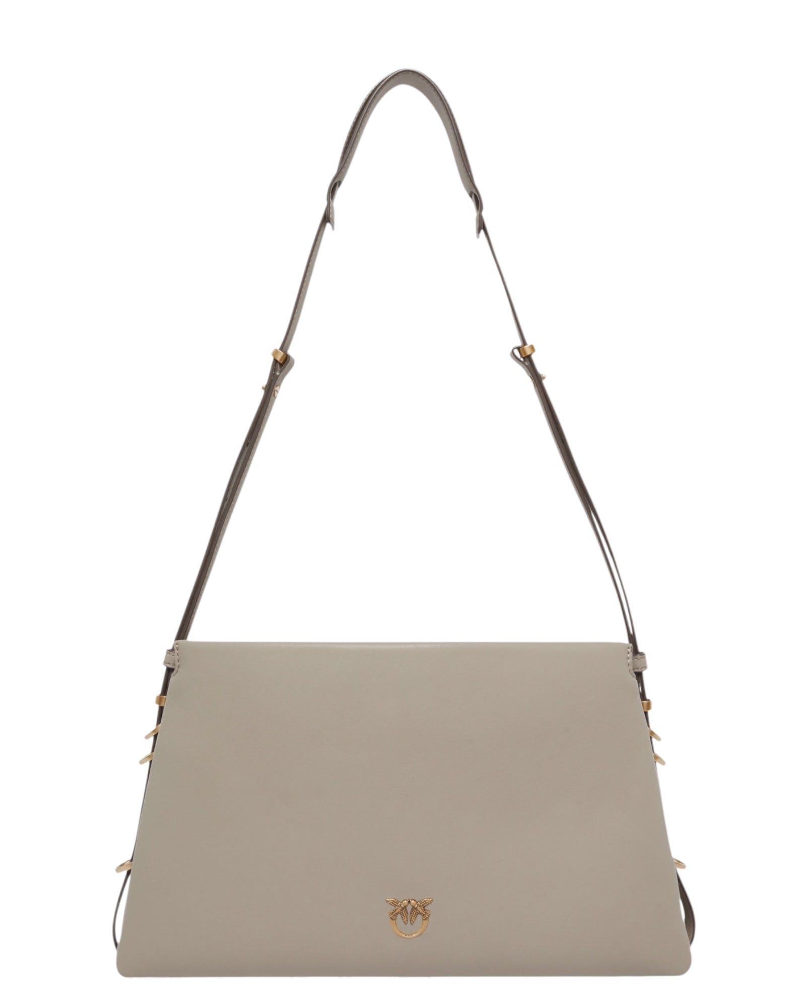 Shoulder bag with three compartments