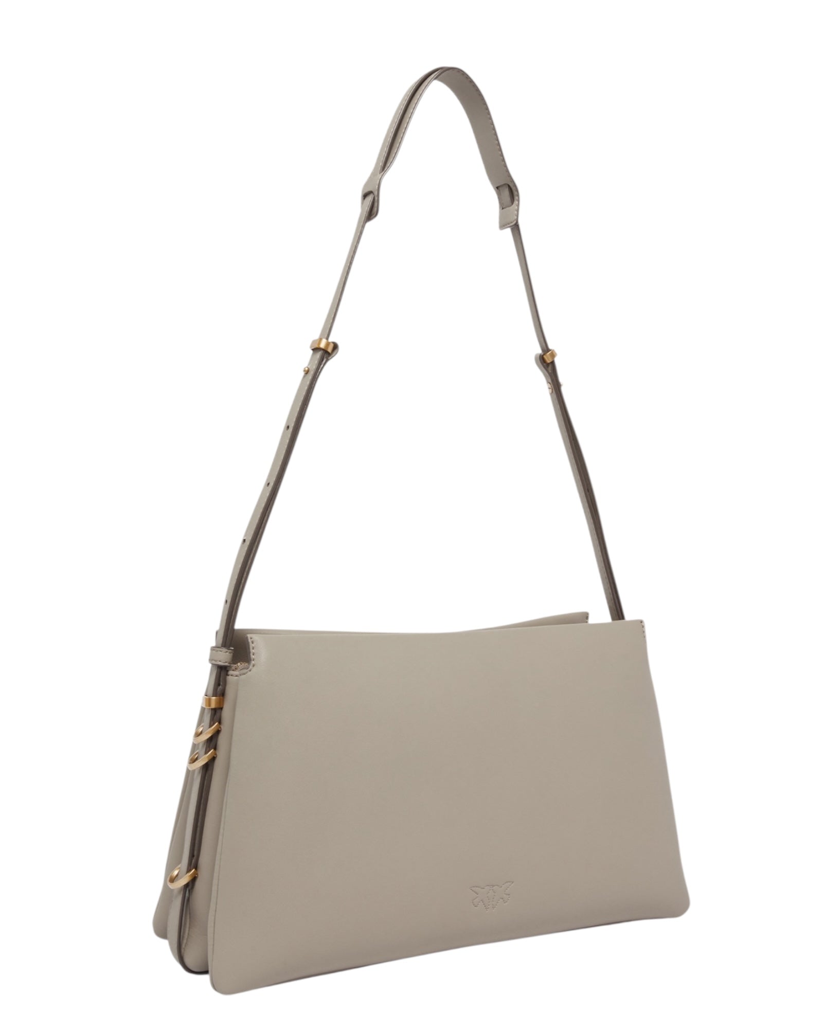 Shoulder bag with three compartments