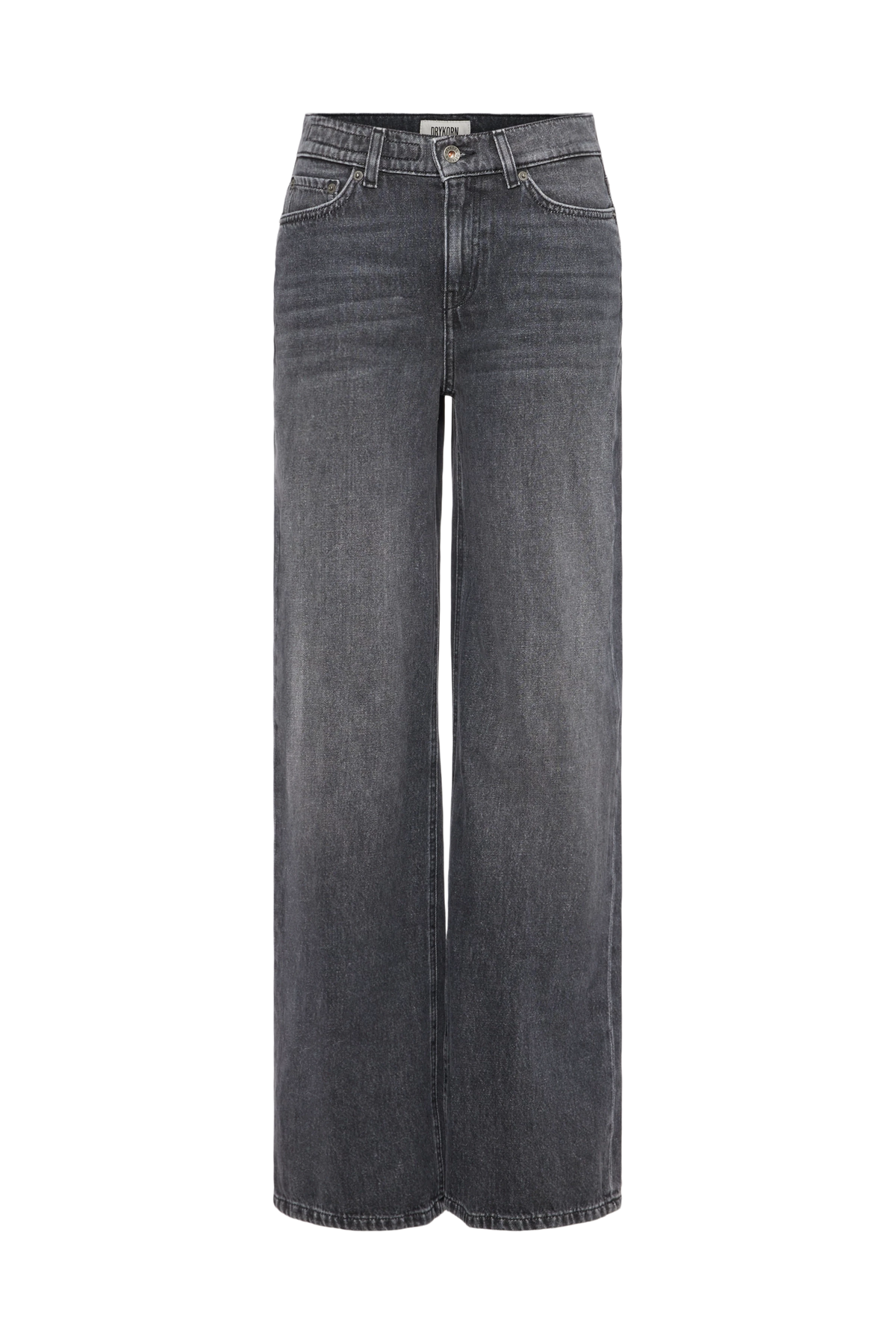 Mid-waist jeans σε γκρι denim FLUNG