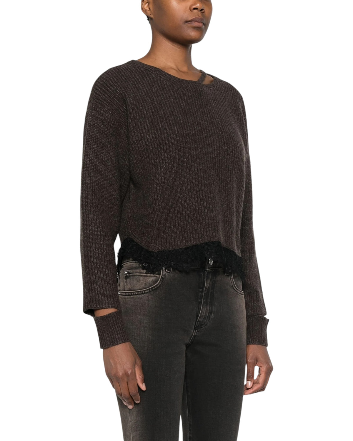 Πουλόβερ με δαντέλα DAMIGIANA