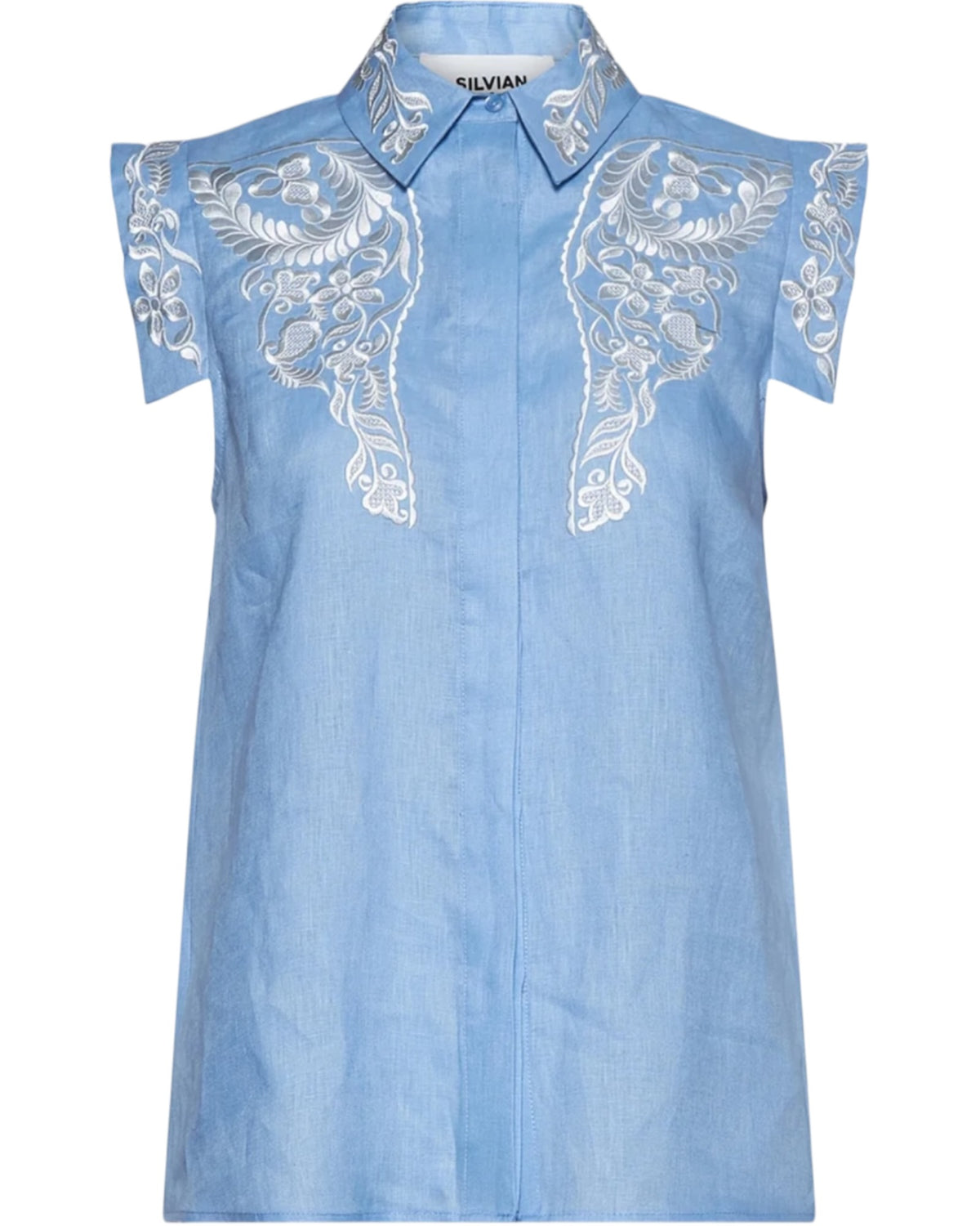 Πουκάμισο με διακοσμητικό κέντημα HALY