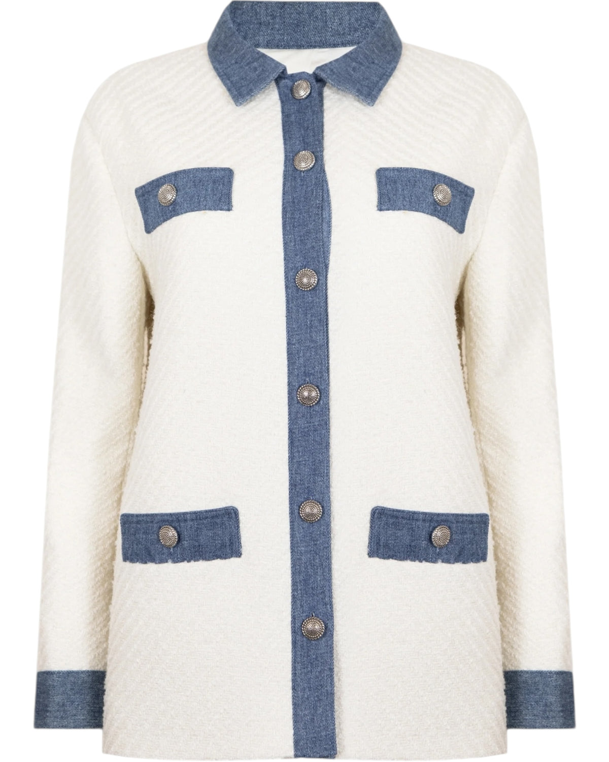 Jacket με denim λεπτομέρειες FRANKIE