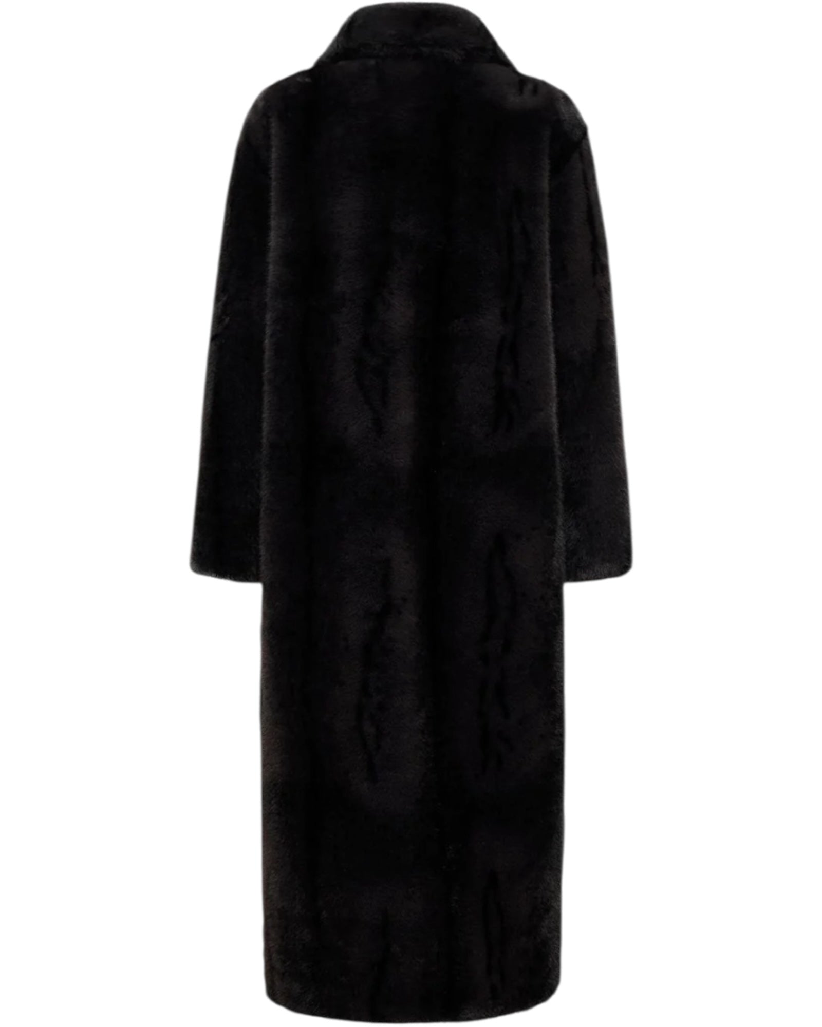 Μακρύ παλτό με όψη γούνας SIBO