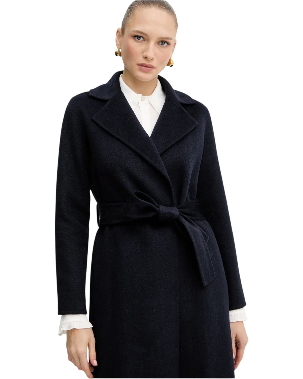 Μακρύ παλτό με ζώνη GOITIA