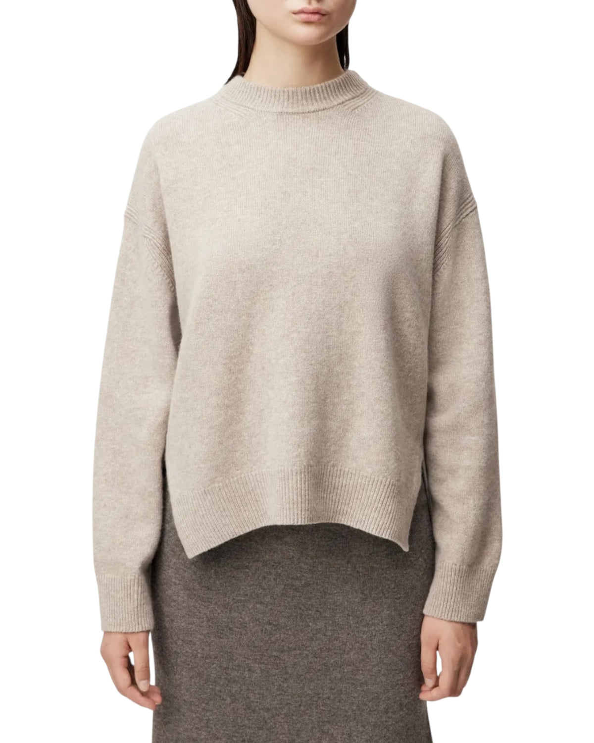 Πουλόβερ με στρογγυλή λαιμόκοψη LIZIELA