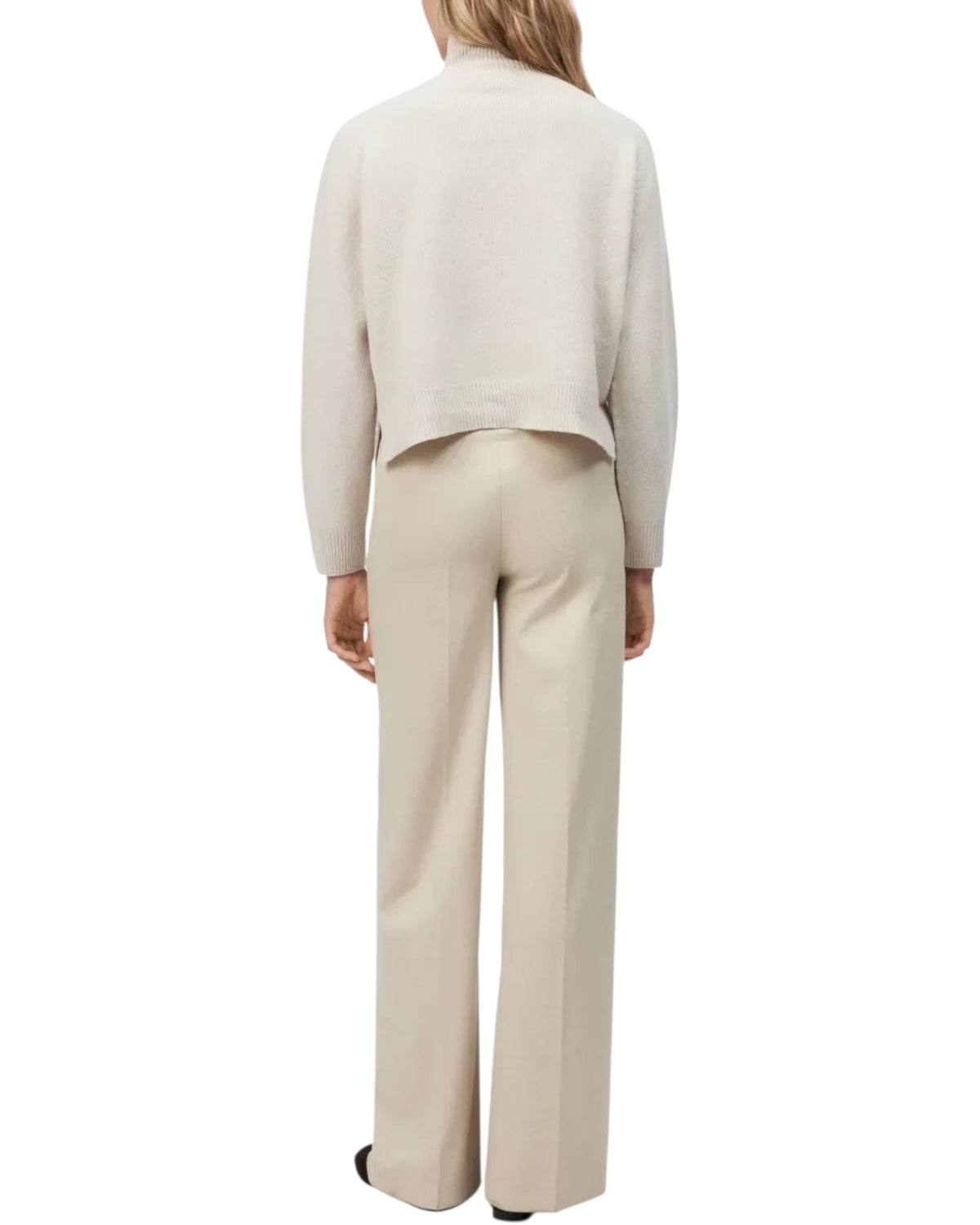 Πουλόβερ με ζιβάγκο από μαλλί LYZIMA