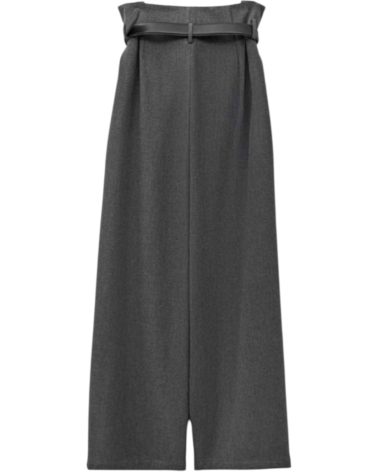 Ψηλόμεσο wide leg παντελόνι με ζώνη