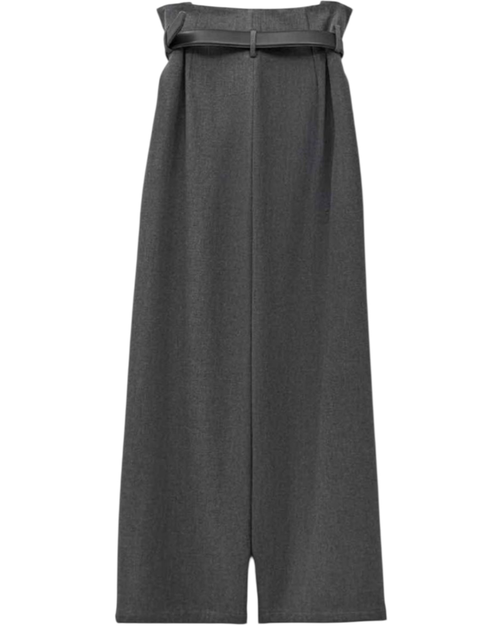 Ψηλόμεσο wide leg παντελόνι με ζώνη