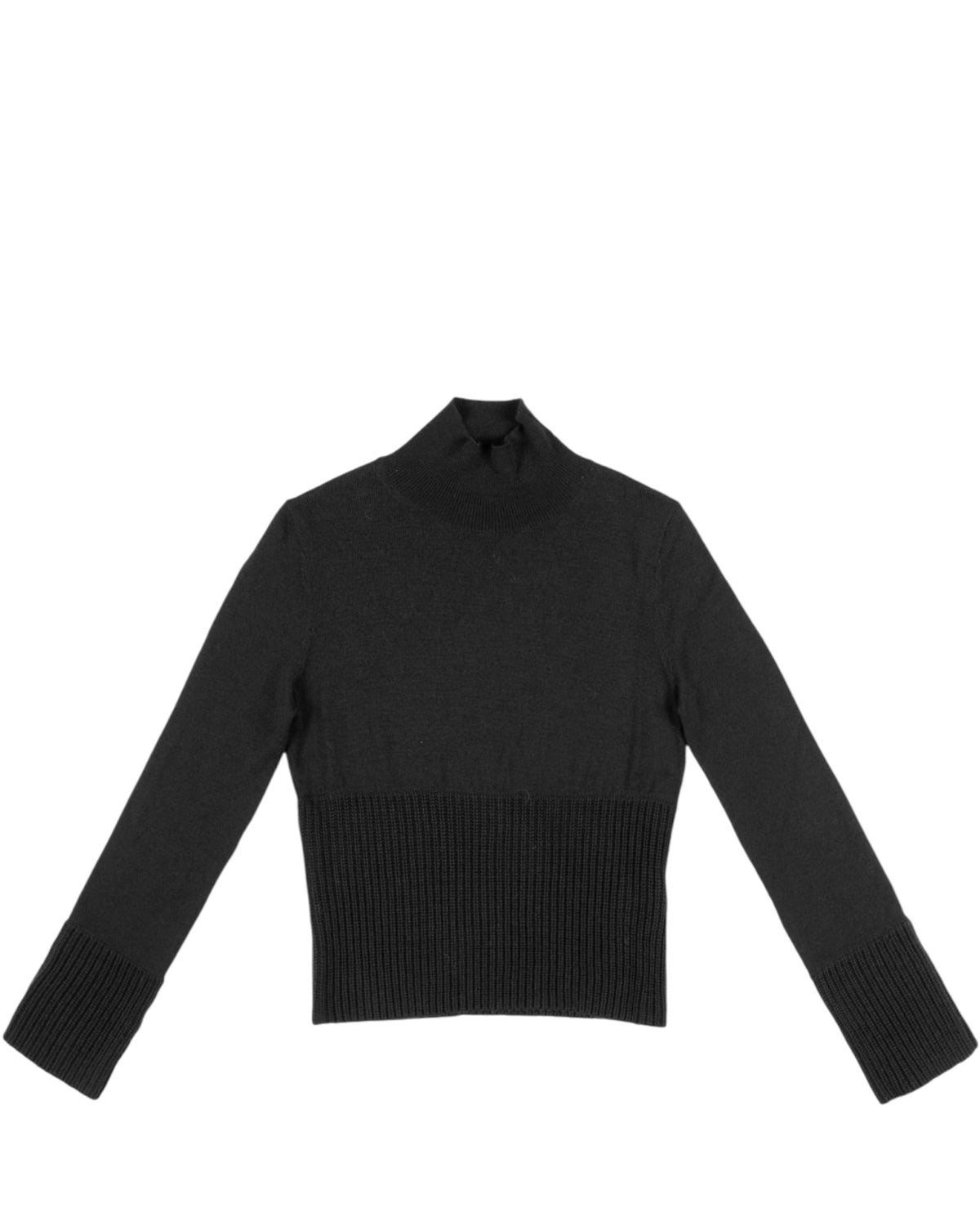 Μάλλινο πουλόβερ με ζιβάγκο MOOK