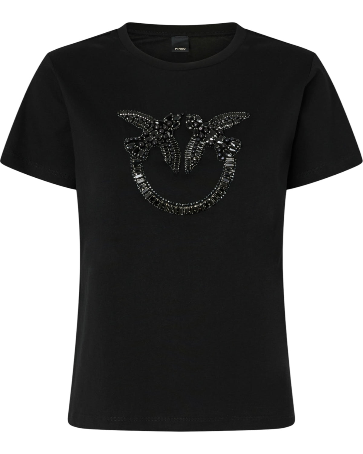 T-shirt με διακοσμημένο λογότυπο Love Birds Quentin