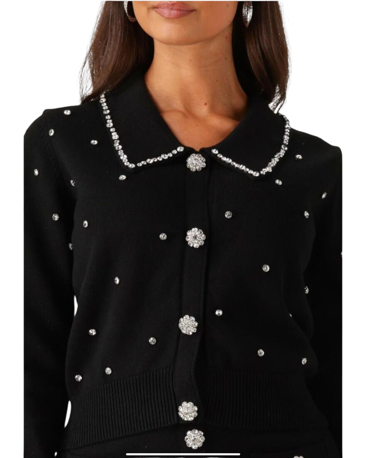 Ζακέτα με διακοσμητικές λεπτομέρειες NOLLEY