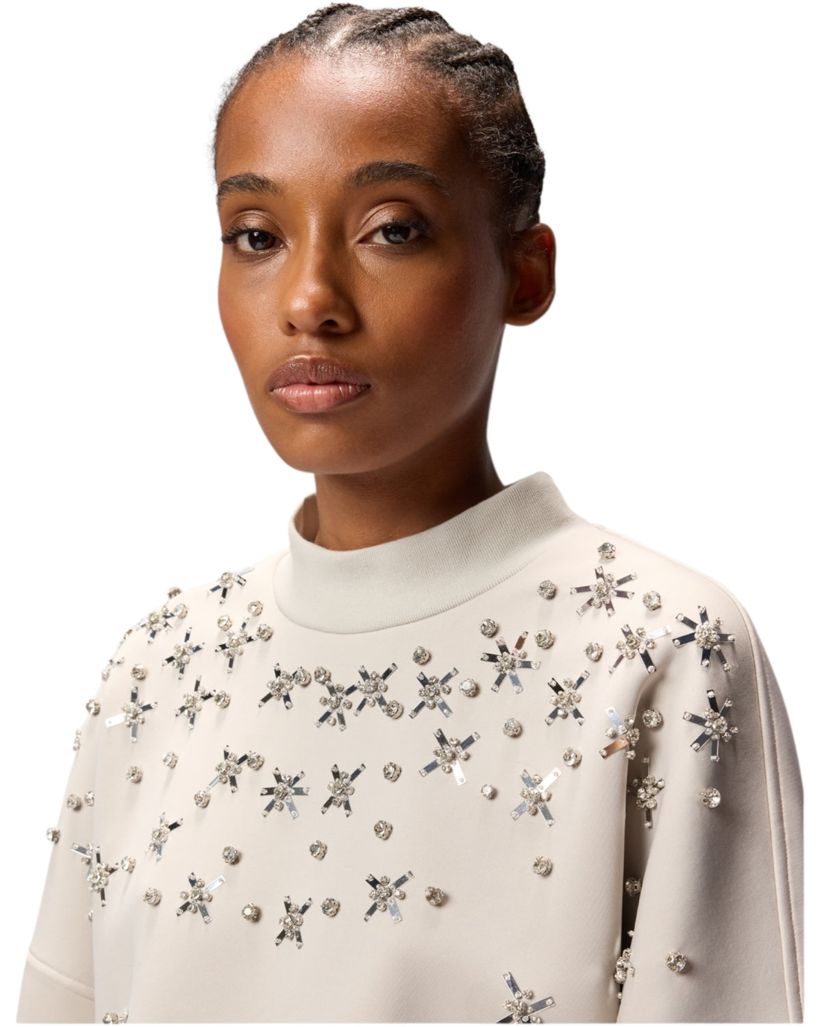 Πουλόβερ με κέντημα κοσμημάτων BIBIANA