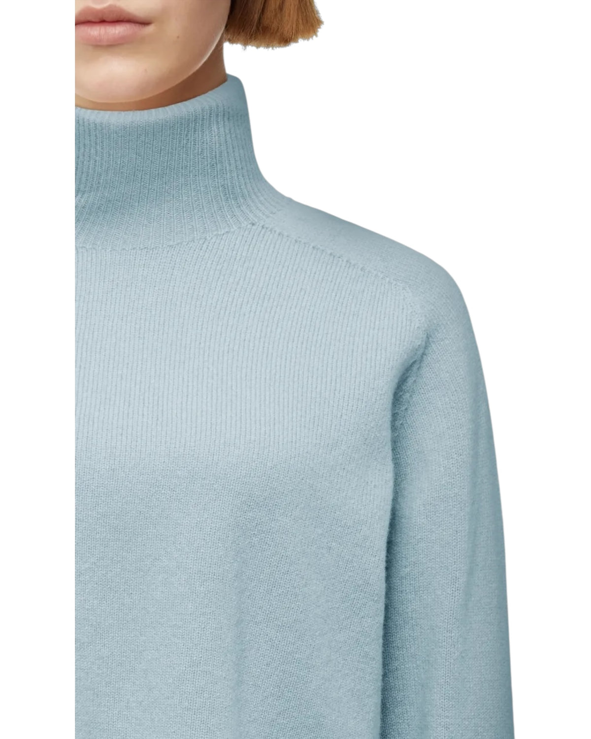 Πουλόβερ με ζιβάγκο και πλαϊνά σκισίματα  LYZIMA