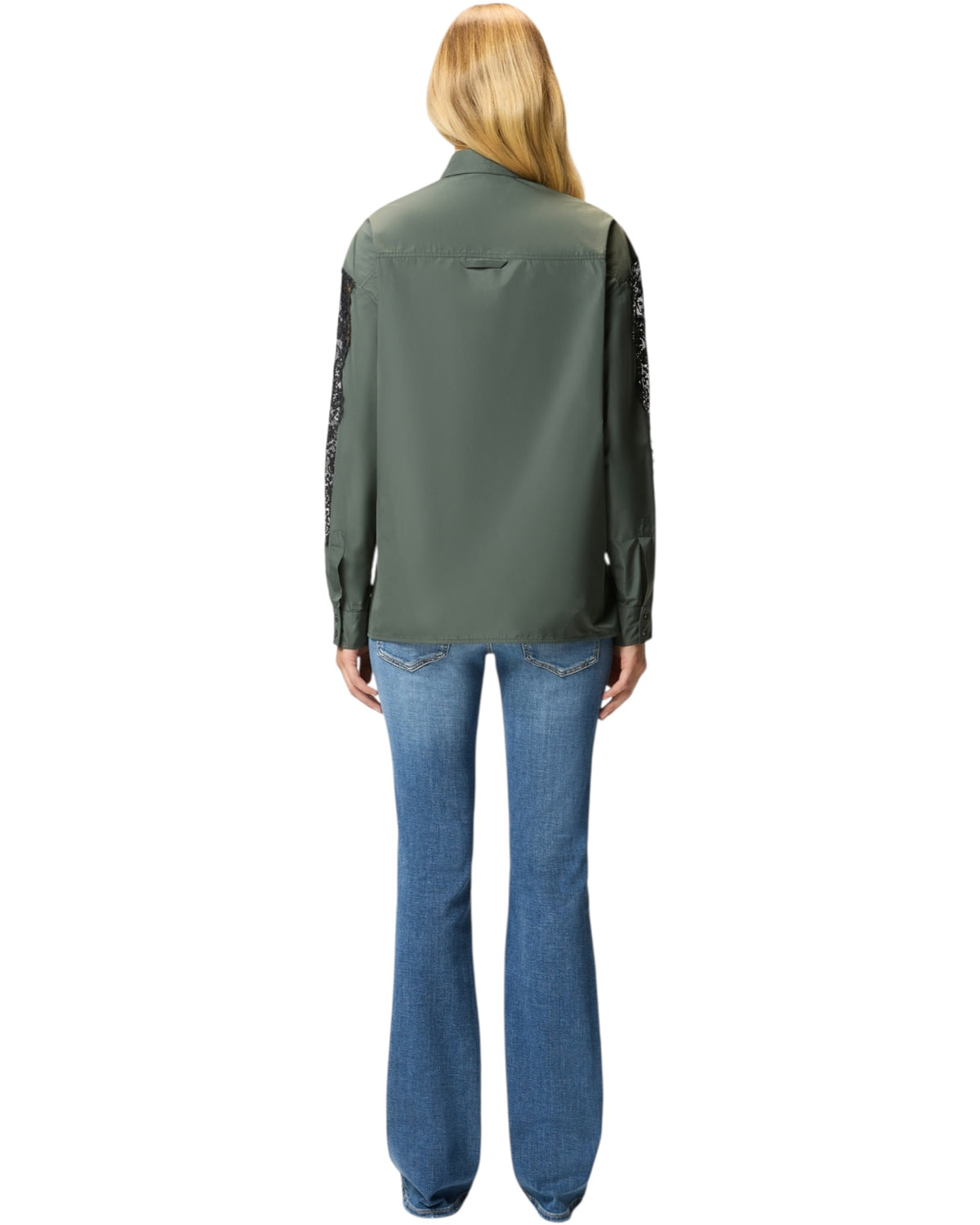 Πουκάμισο με δαντελένια ένθετα CARMITA