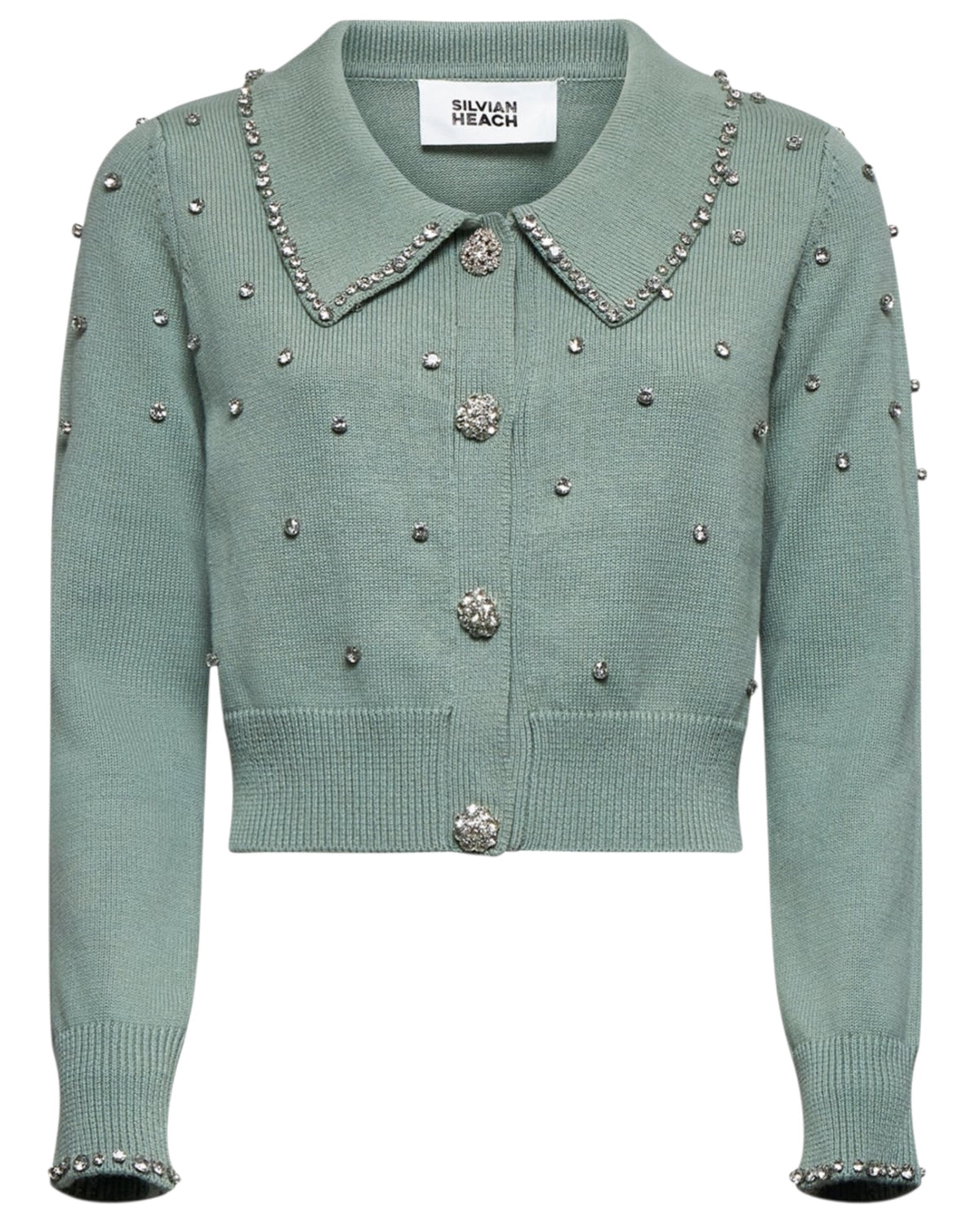 Ζακέτα με γιακά και λεπτομέρειες από κοσμήματα NOLLEY