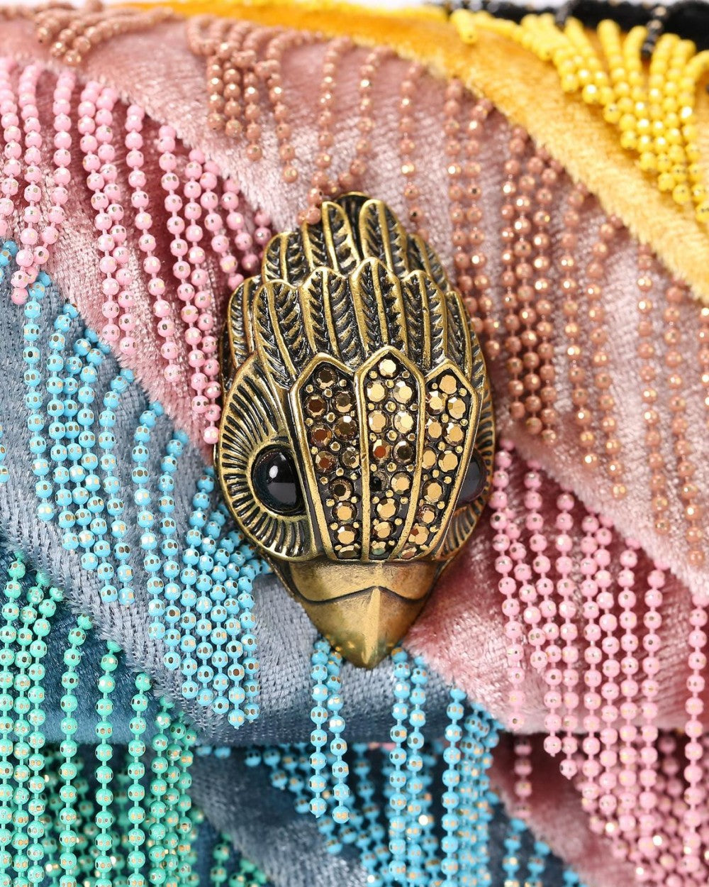 Τσάντα με κρόσσια MINI KENSINGTON FRINGES