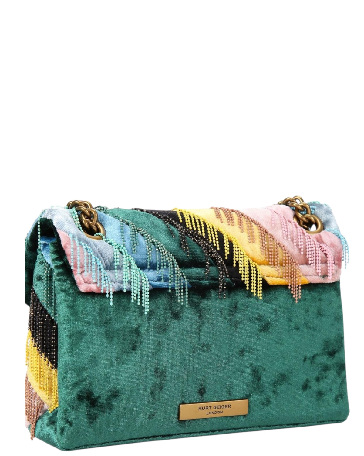 Τσάντα με κρόσσια MINI KENSINGTON FRINGES