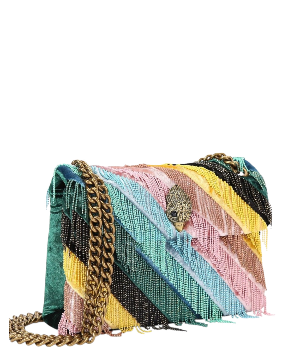 Τσάντα με κρόσσια MINI KENSINGTON FRINGES