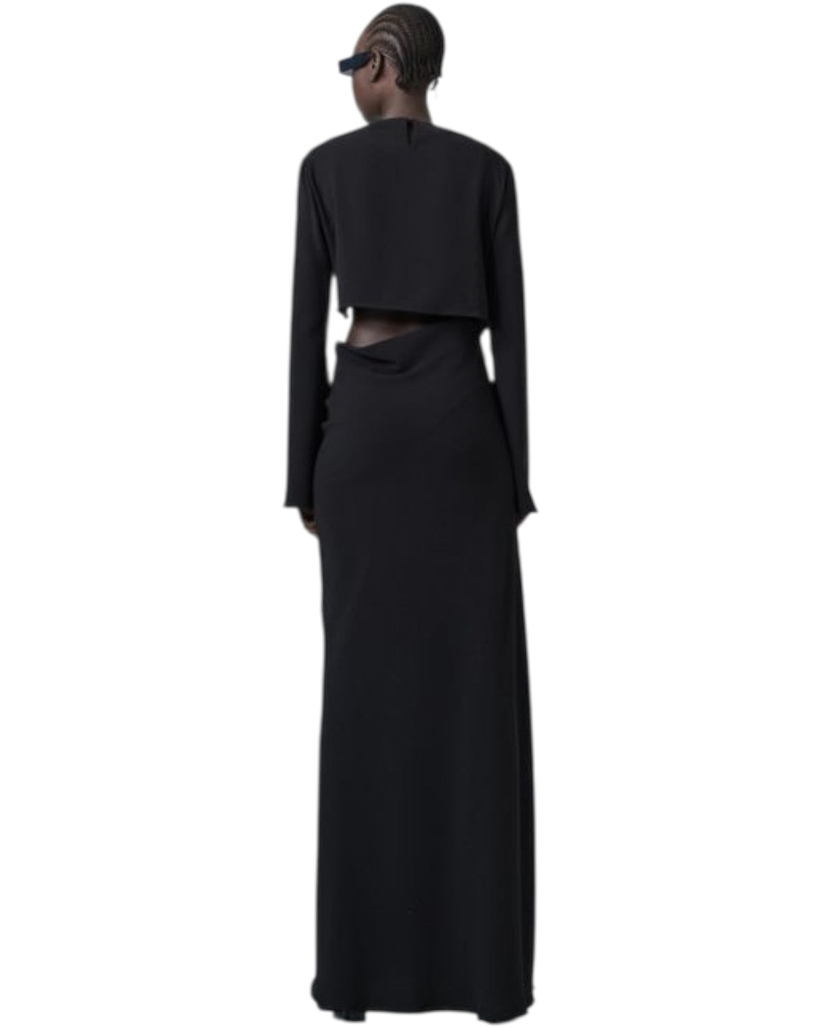 Μακρύ φόρεμα με άνοιγμα στο πλάι