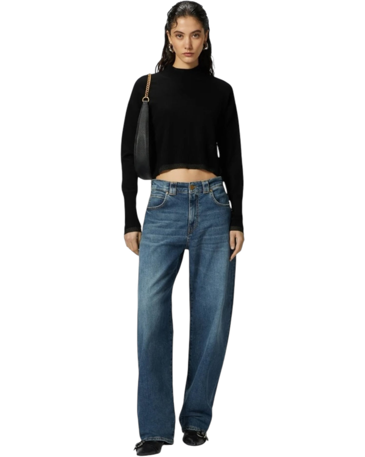 Πουλόβερ πλεκτό με κασμίρ SPUMA