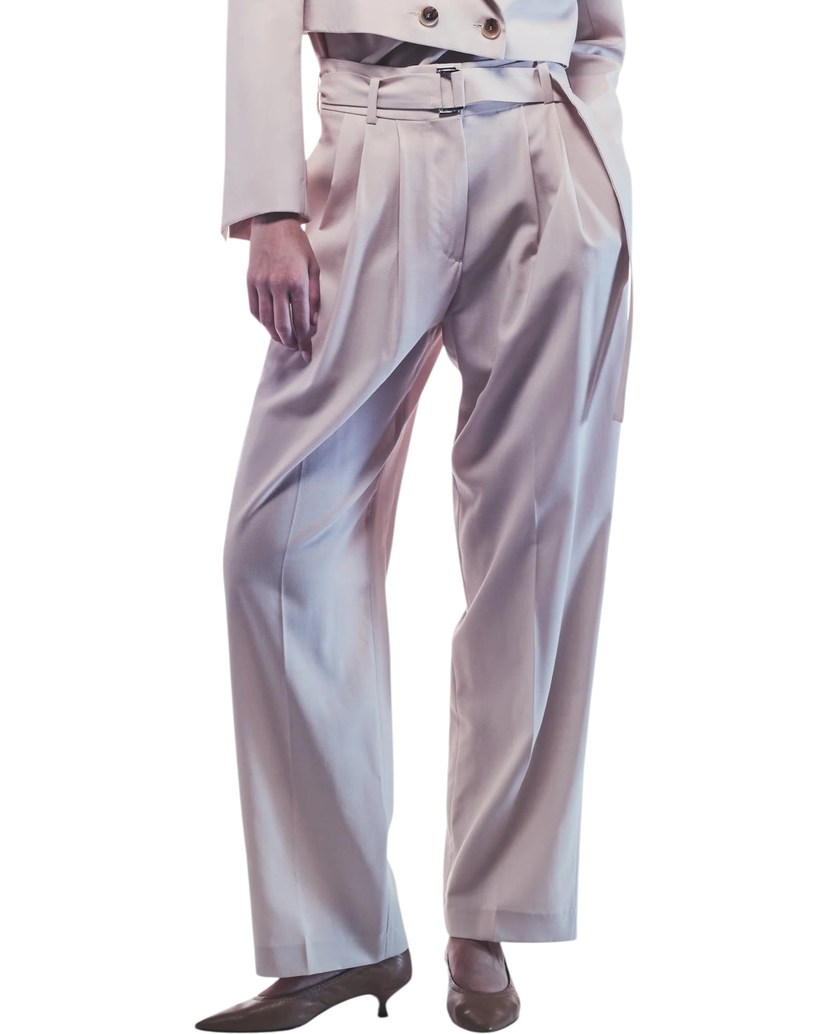 Ψηλόμεσο παντελόνι με ζώνη JARED