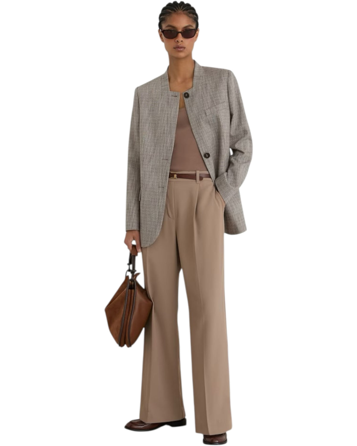 Παντελόνια Twill με λάστιχο στη μέση EDEN