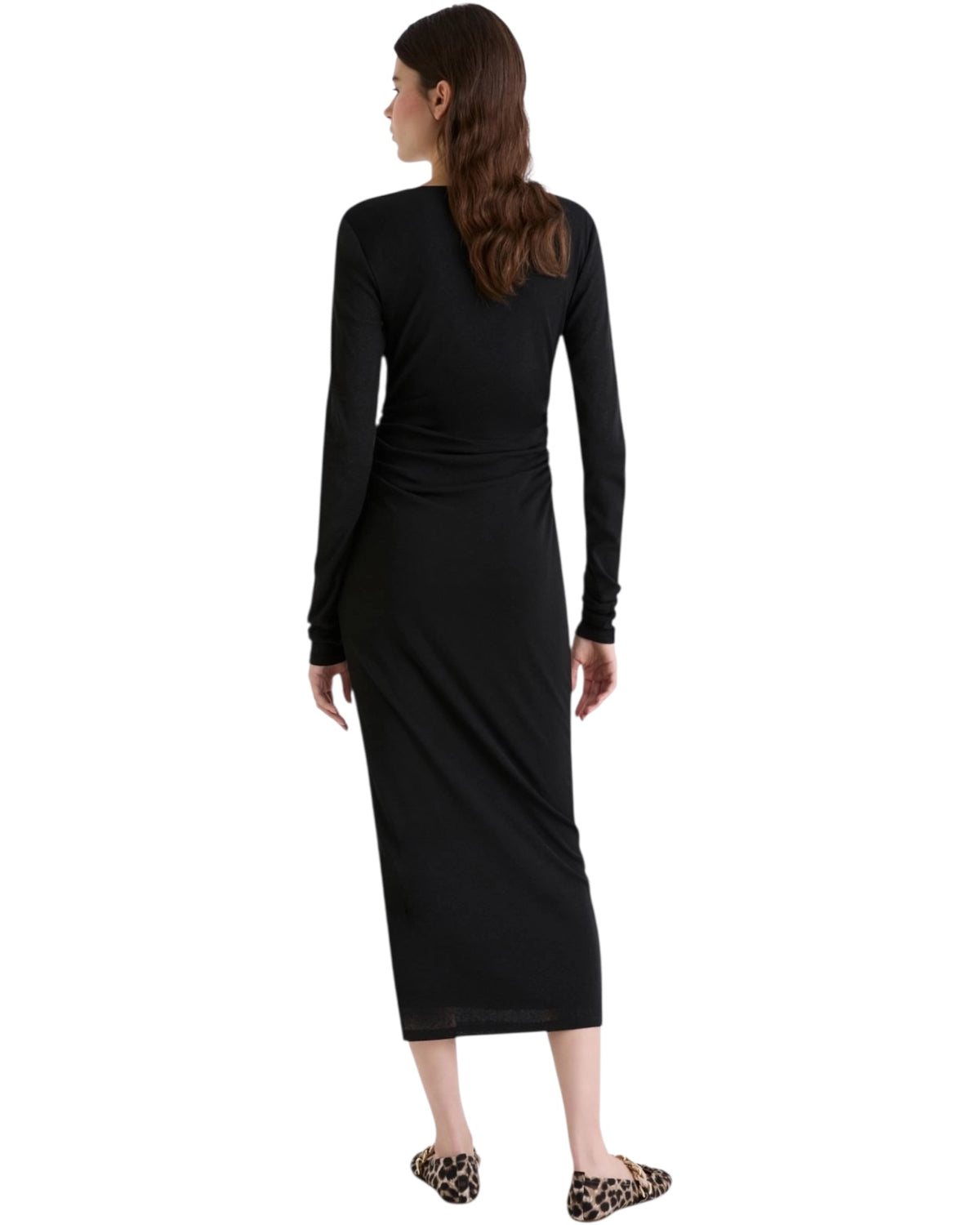 Φόρεμα με σούρες στο πλάι INTRA