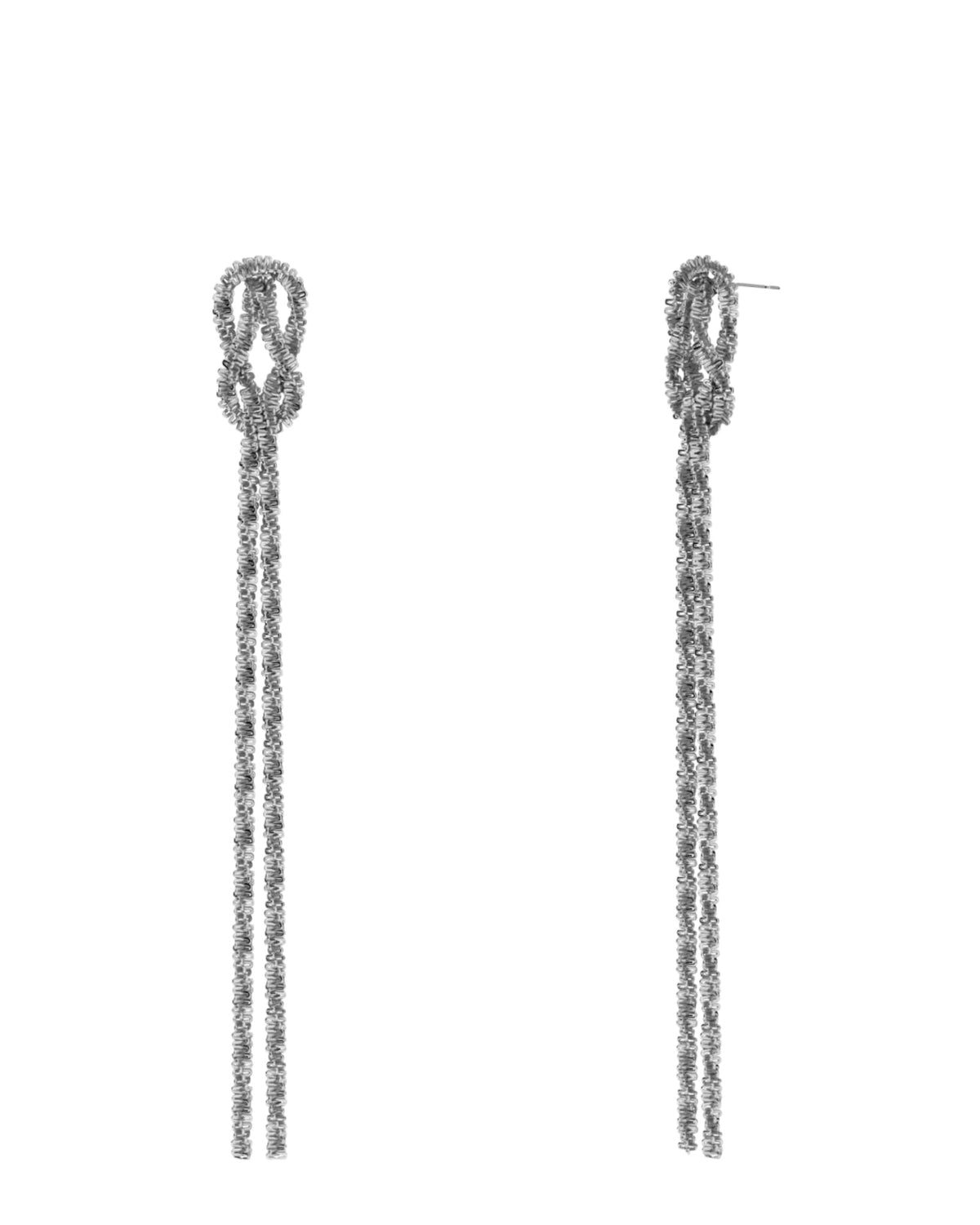 Σκουλαρίκια με ιδιαίτερο δέσιμο TINSEL FESTIVE