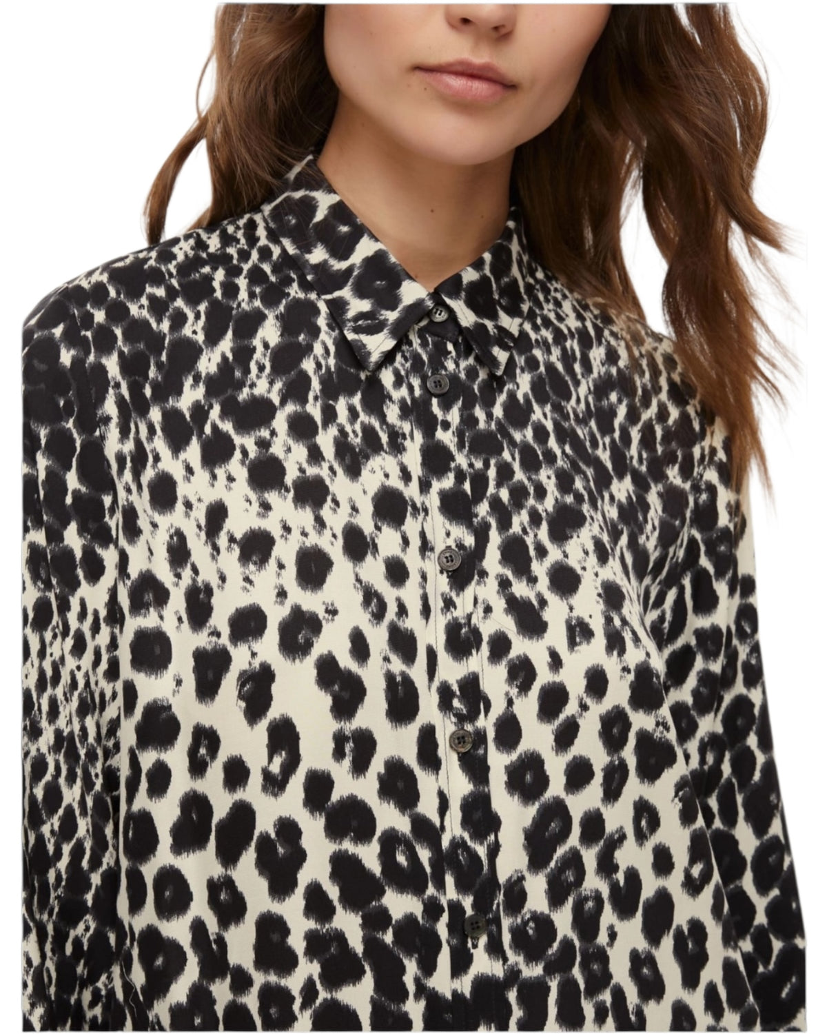 Animal print πουκάμισο OLIVIA